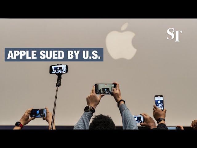 Apple sued by US over 'smartphone monopoly'