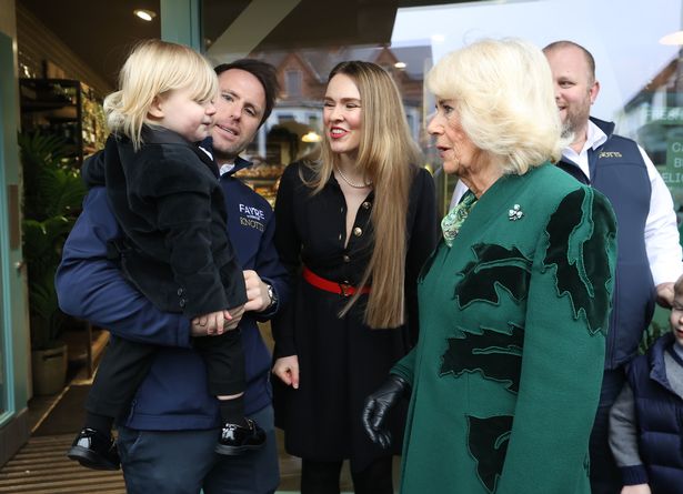 Queen Camilla has 'thunder stolen' by Dancing on Ice star's adorable toddler son