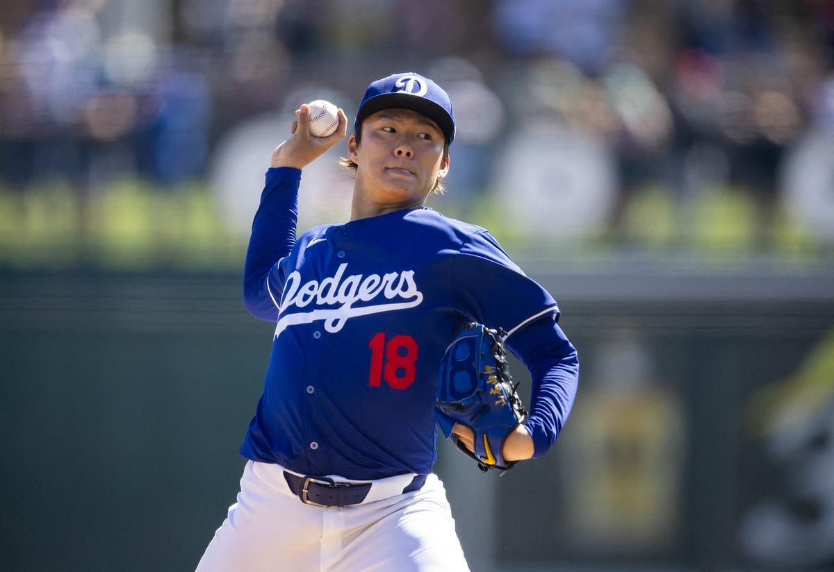 Dodgers RHP Yoshinobu Yamamoto rocked by Padres