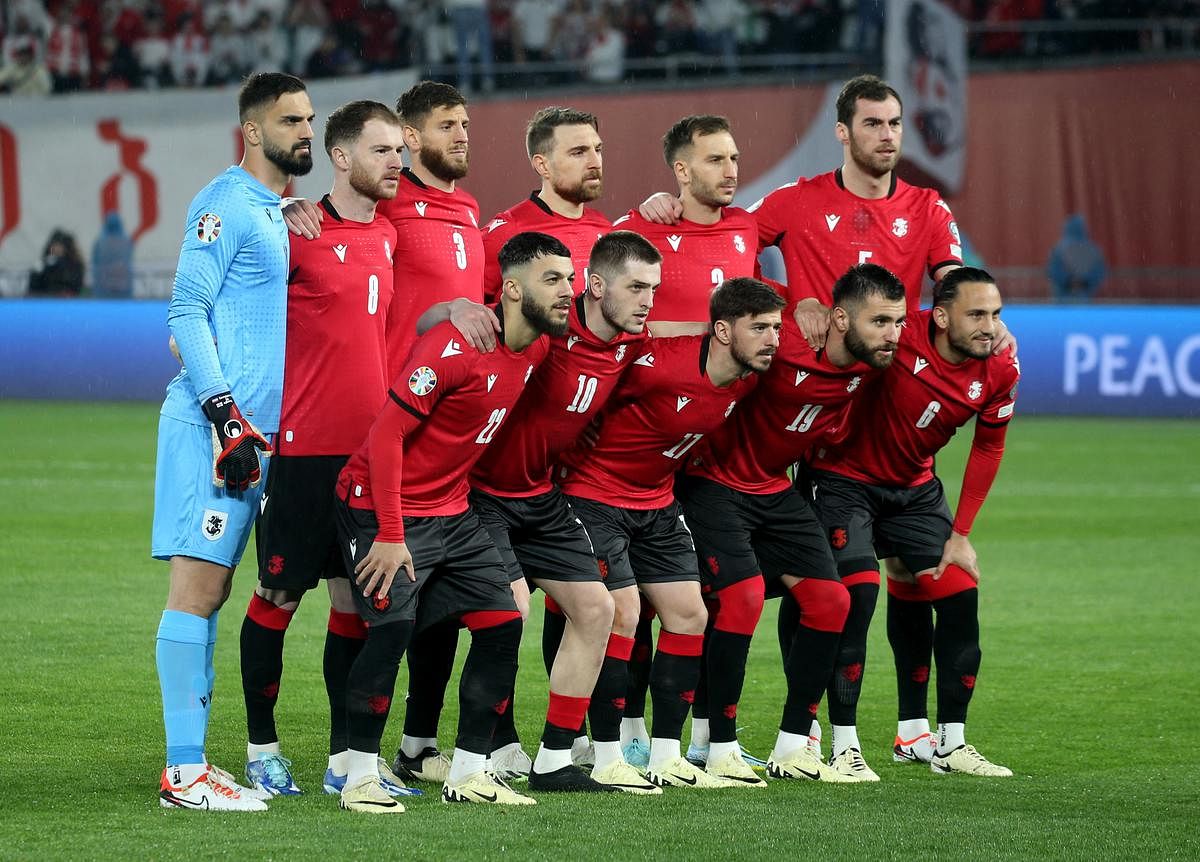 Georgia one step closer to Euro 2024 after 2-0 win over 10-man Luxembourg