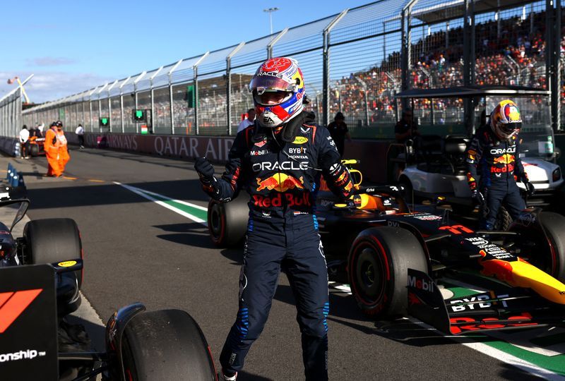 Motor racing-Verstappen continues pole perfection in Australia
