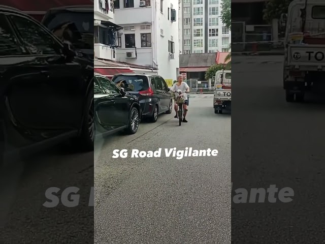 illegal parked toyota harrier suffered hit & run from lorry reversing