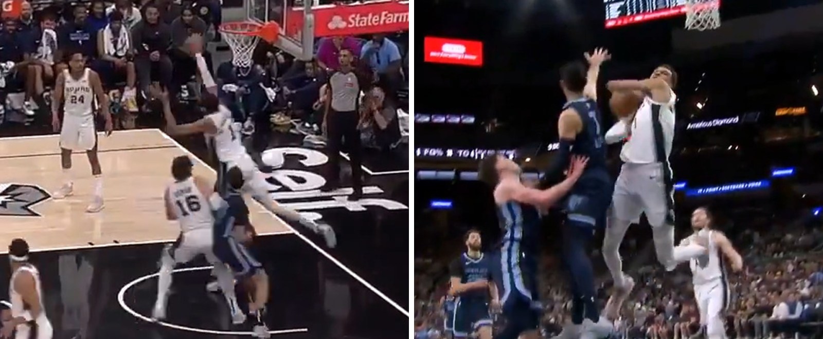 Victor Wembanyama Had A Hilarious Block And Then An Even More Hilarious Alley-Oop