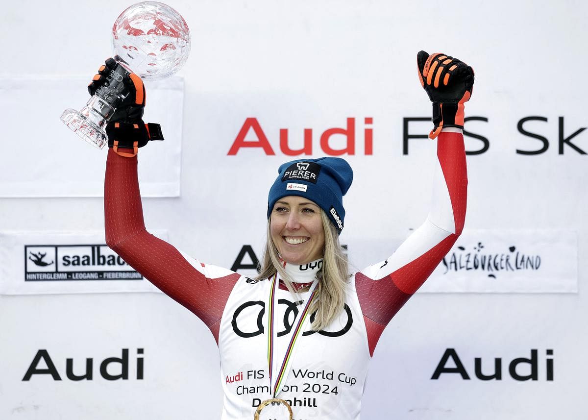 Alpine skiing-Austria's Huetter denies Gut-Behrami a fourth World Cup globe