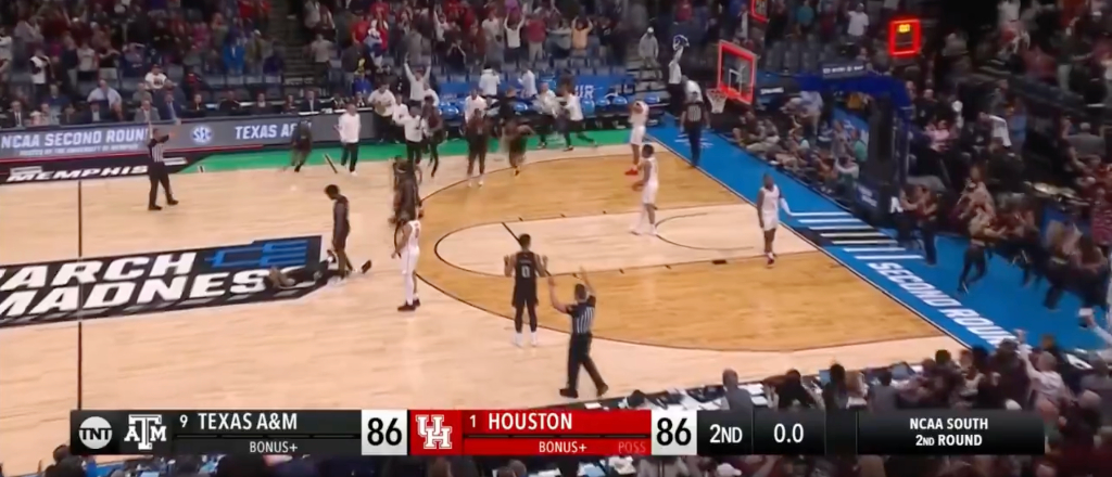 Texas A+M Forced OT Against Houston With An Insane Comeback And A Buzzer-Beater