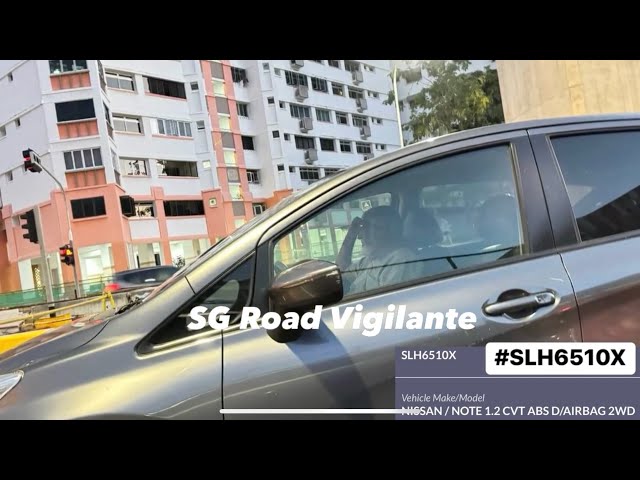 jurong west st nissan note fail to conform to red light signal at school zone