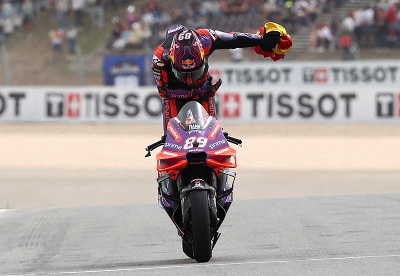 Motorcycling-Martin wins Portuguese GP while rookie Acosta earns first podium