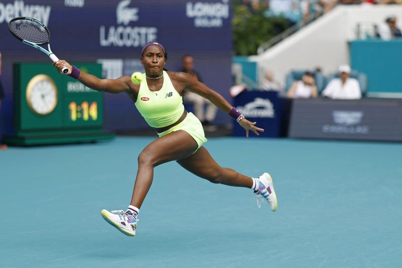 Tennis-Gauff looking forward to clay season after Miami disappointment