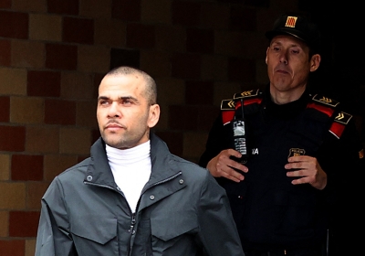 Convicted rapist Dani Alves leaves Spain jail after posting bail