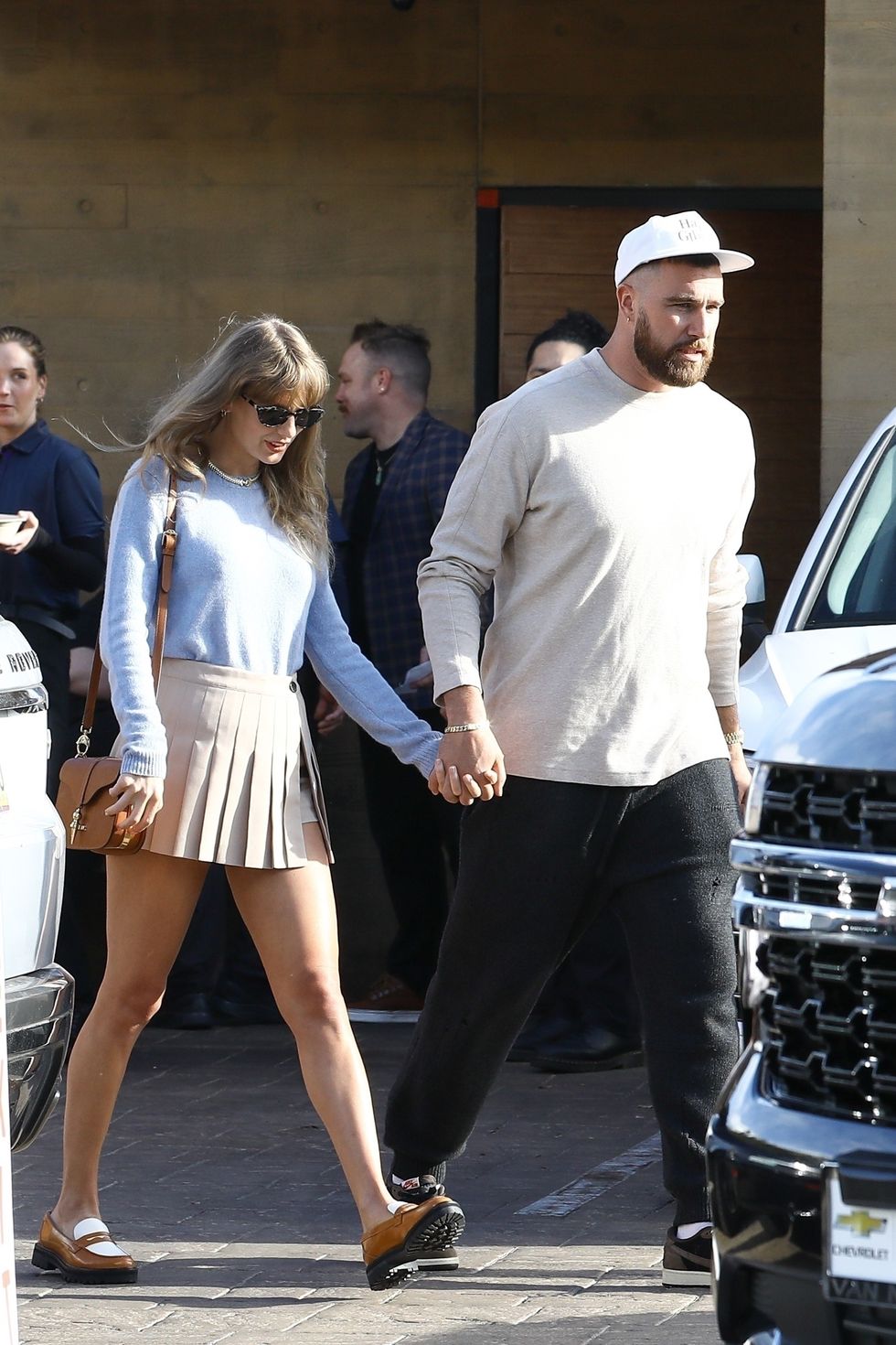 Taylor Swift Does Springtime Prep in a Pleated Skort and Loafers