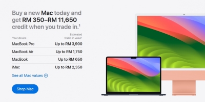 Apple now allows Malaysian customers to trade in older devices towards a new purchase