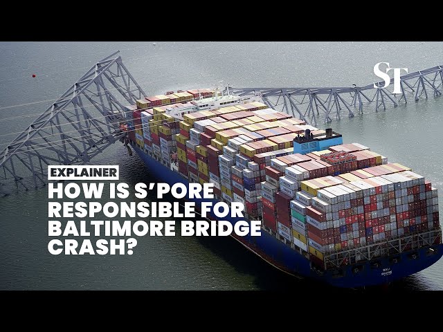 Baltimore bridge collapse: What does it mean to be a Singapore-flagged ship?