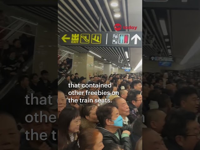 Spicy chicken giveaway turns chaotic on China metro