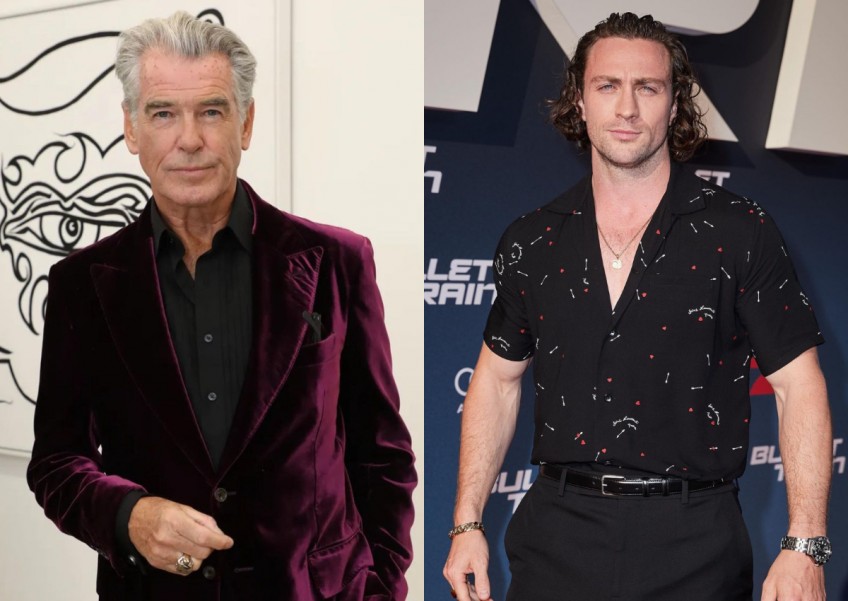 Pierce Brosnan gives seal of approval to Aaron Taylor-Johnson as next James Bond