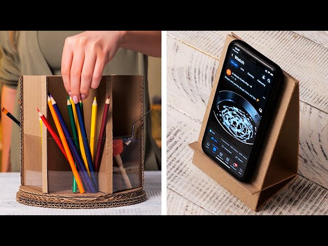 Simple Cardboard DIY Ideas And Eco-friendly crafts🌱