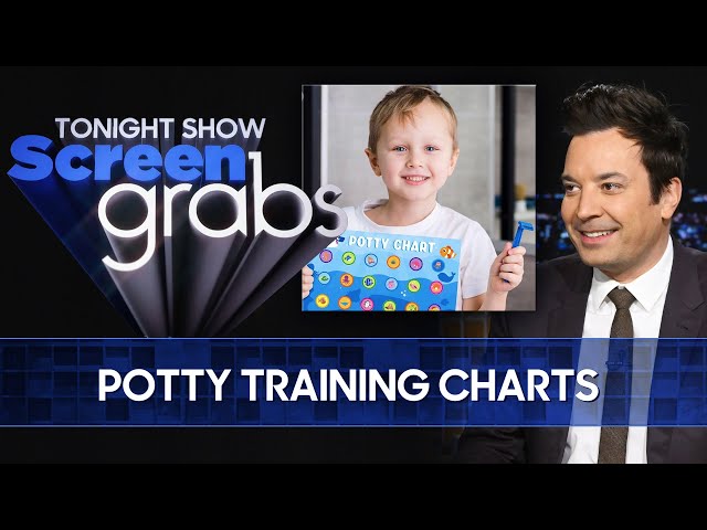 Screengrabs: Potty Training Charts, Men's Thermal Underwear | The Tonight Show Starring Jimmy Fallon