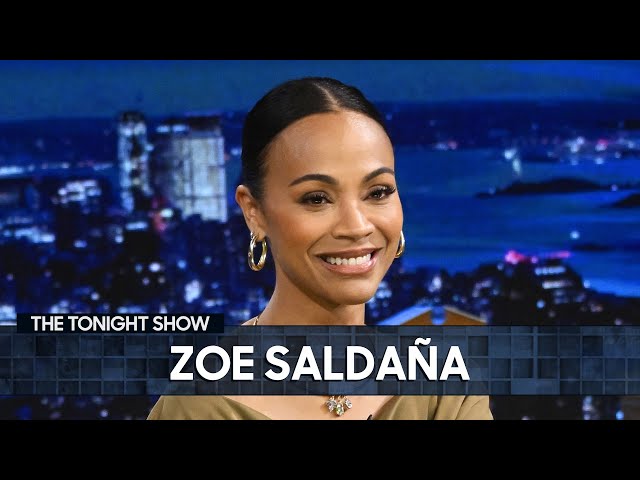 Zoe Saldaña on Avatar 3 and Shedding Light on Immigration in The Absence of Eden | The Tonight Show