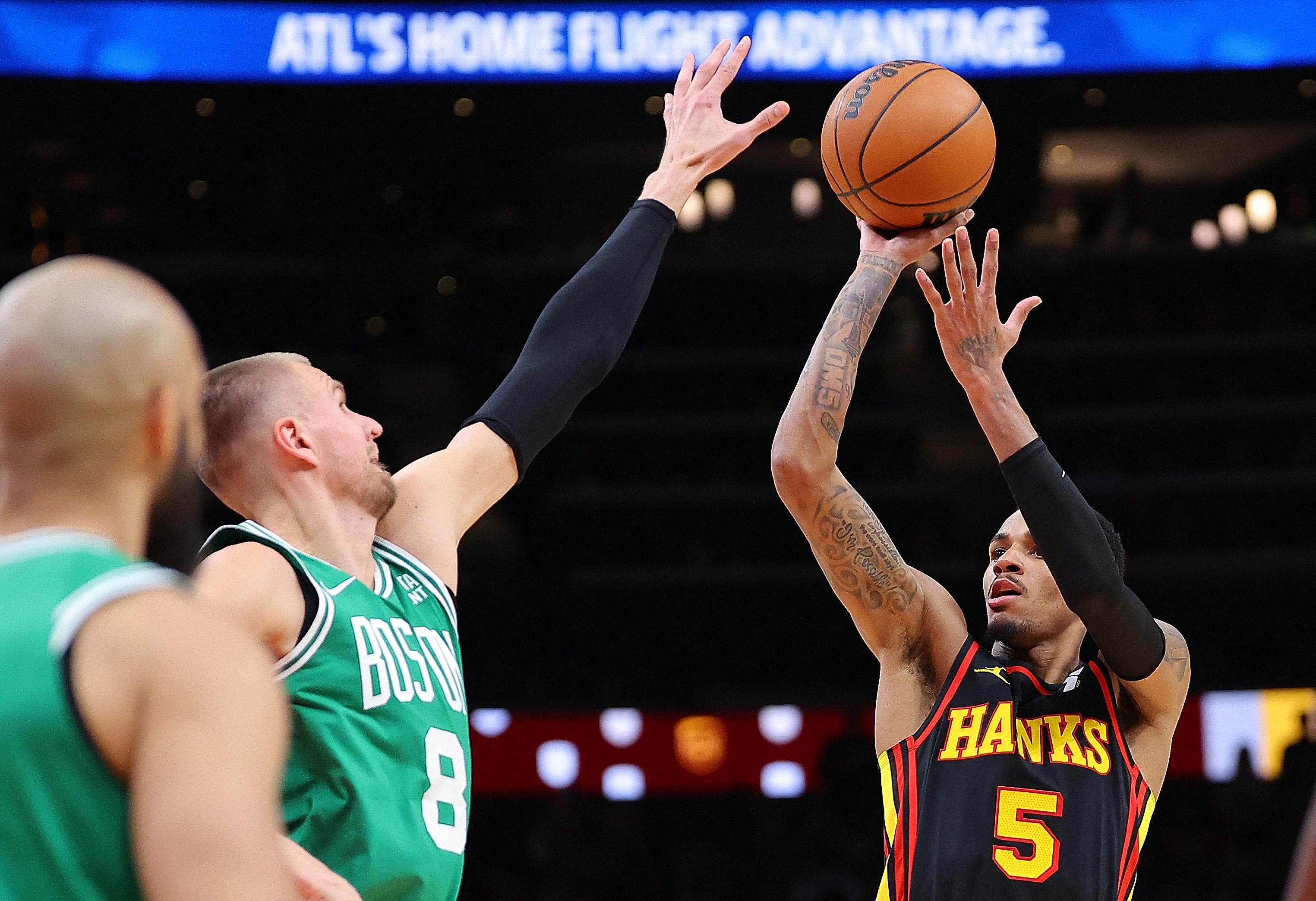 Atlanta Hawks hold off Boston Celtics in NBA overtime thriller