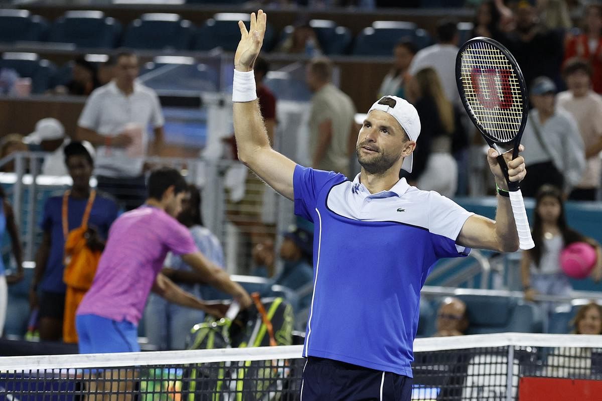 Grigor Dimitrov stuns Carlos Alcaraz to reach Miami Open semi-finals