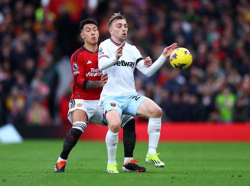 Soccer-Man United's Martinez could return against Brentford, says Ten Hag