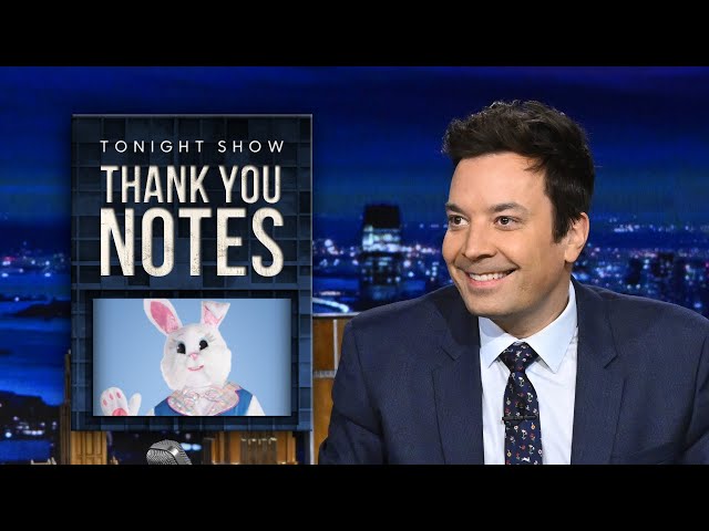 Thank You Notes: April Fool's Day, March Madness Basketball Coaches | The Tonight Show