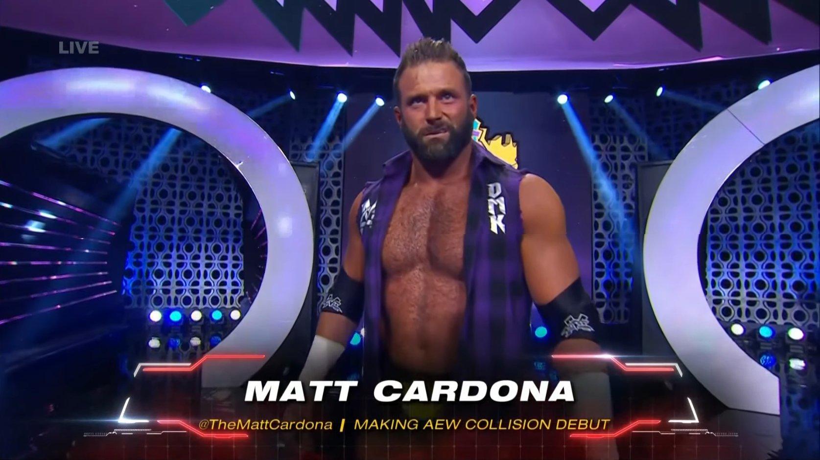 Wrestlers and Fans React to Matt Cardona's Surprise AEW Return on Collision