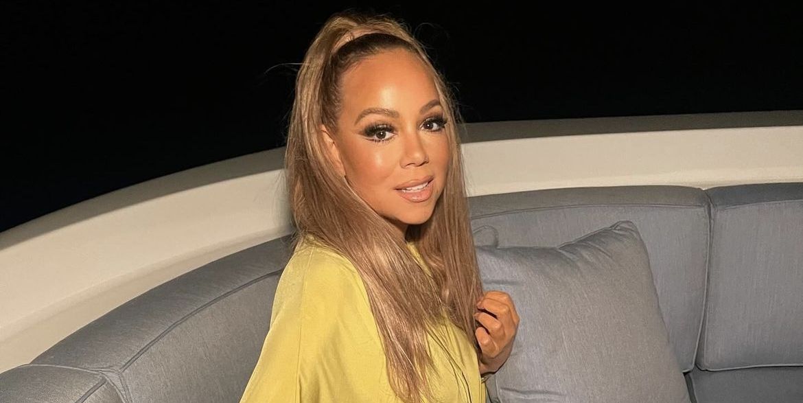 Mariah Carey Is a Springtime Vision in a Silky Yellow Gown