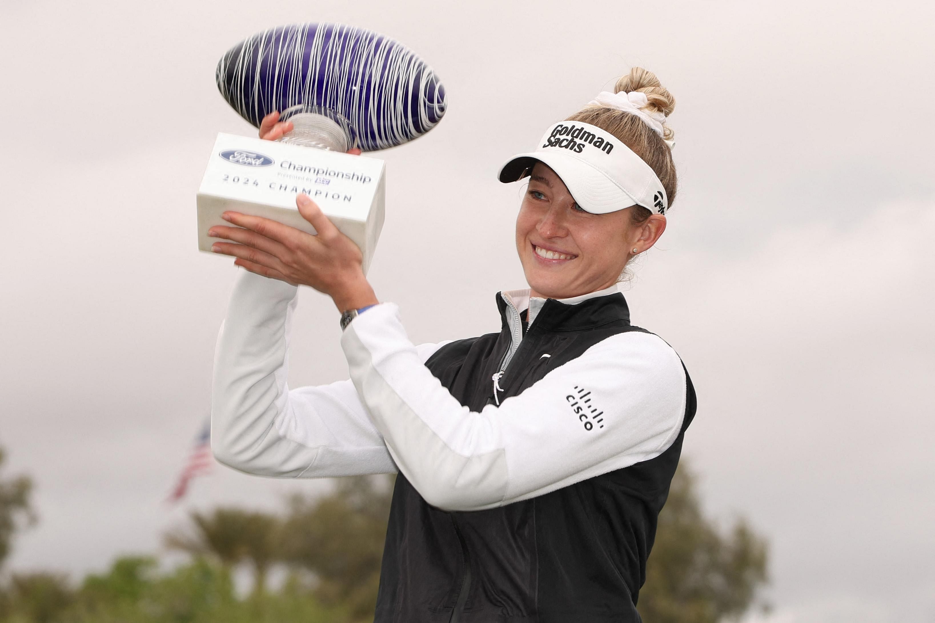 Nelly Korda powers to third LPGA golf victory in as many starts