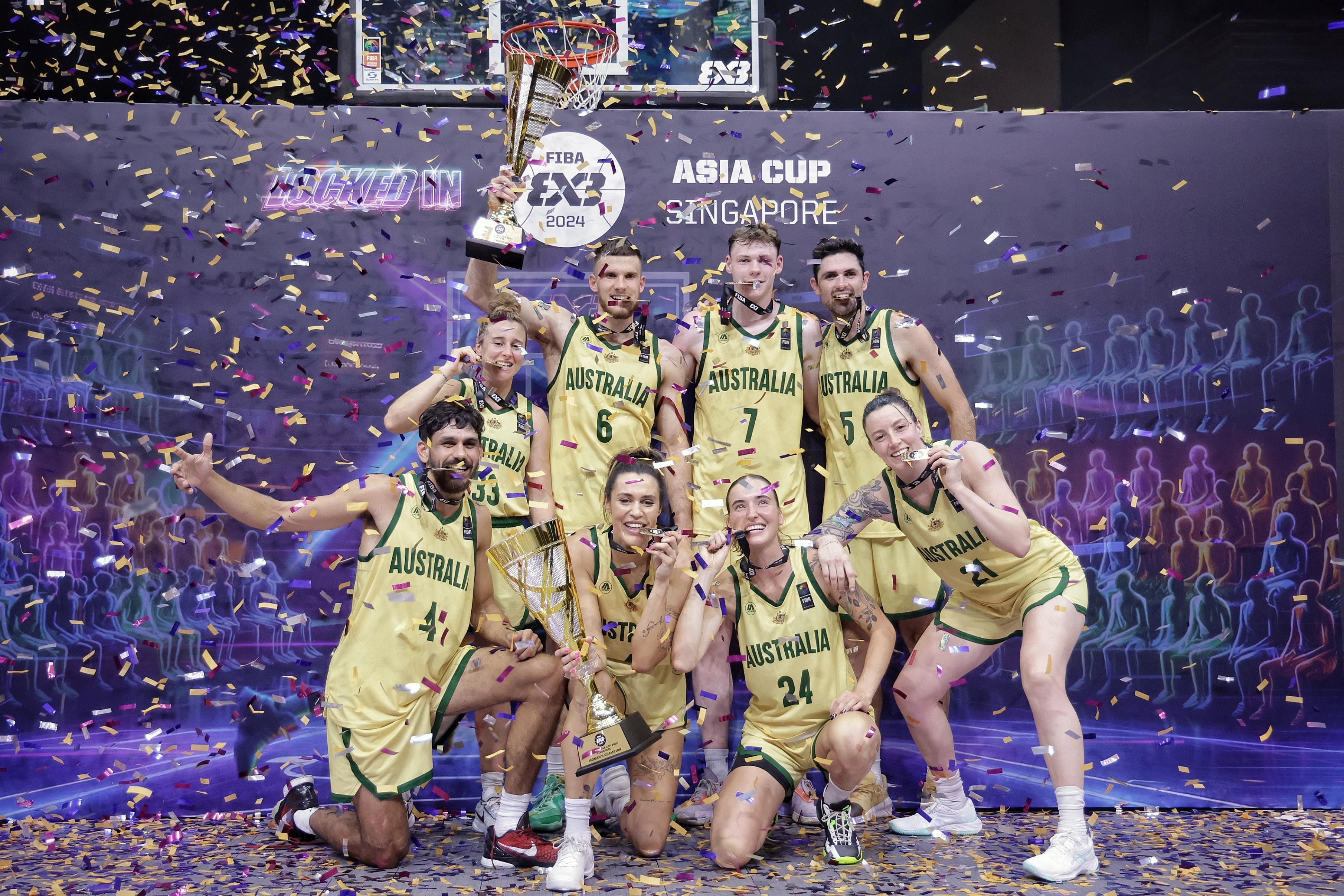 Double delight for Australian men’s and women’s teams at Fiba 3x3 Asia Cup