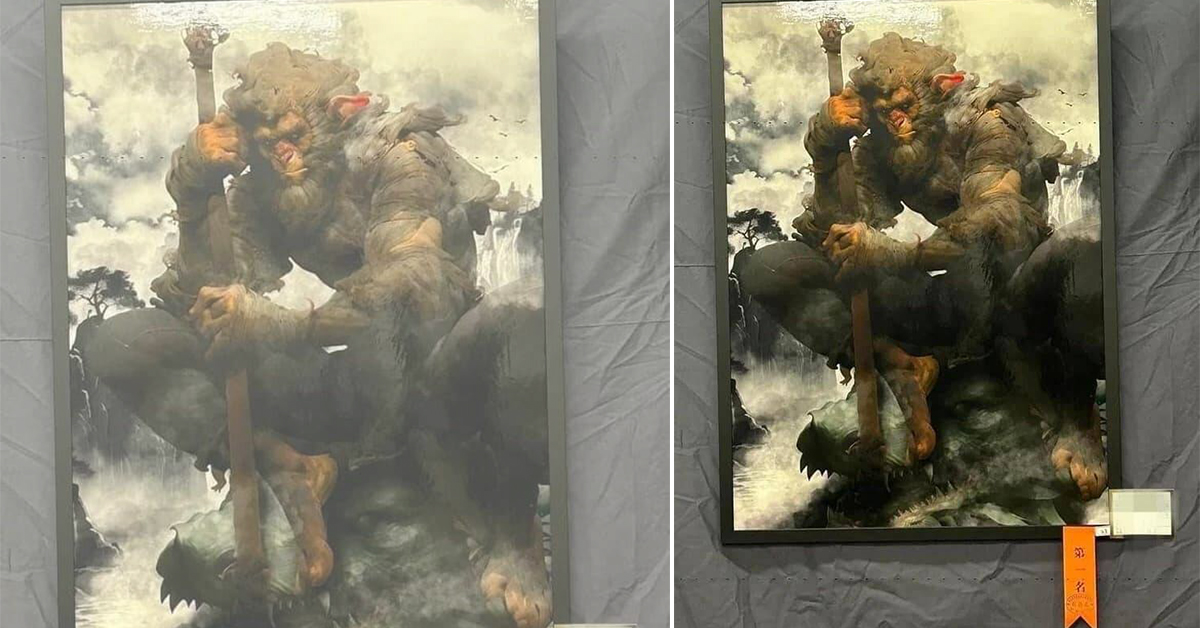 大闹龙宫是AI绘图 学生得第一名 取消资格！