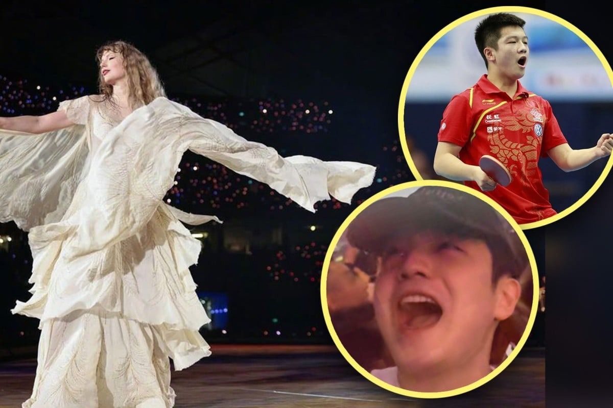 Champion China table tennis player slammed for losing crucial Singapore game after ‘joyfully singing’ at Taylor Swift gig