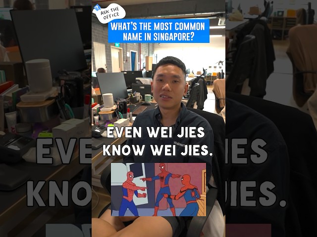 What’s The Most Common Name In Singapore? #weijie #lifeattsl #shorts