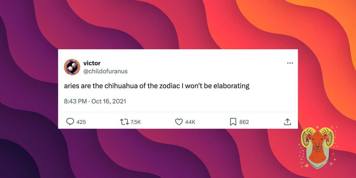 31 Tweets that will make perfect sense to any aries