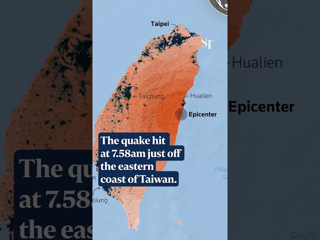 Taiwan rocked by magnitude-7.4 earthquake