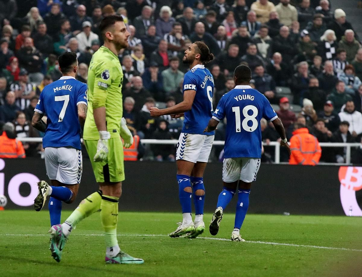Calvert-Lewin ends drought to earn point for Everton at Newcastle