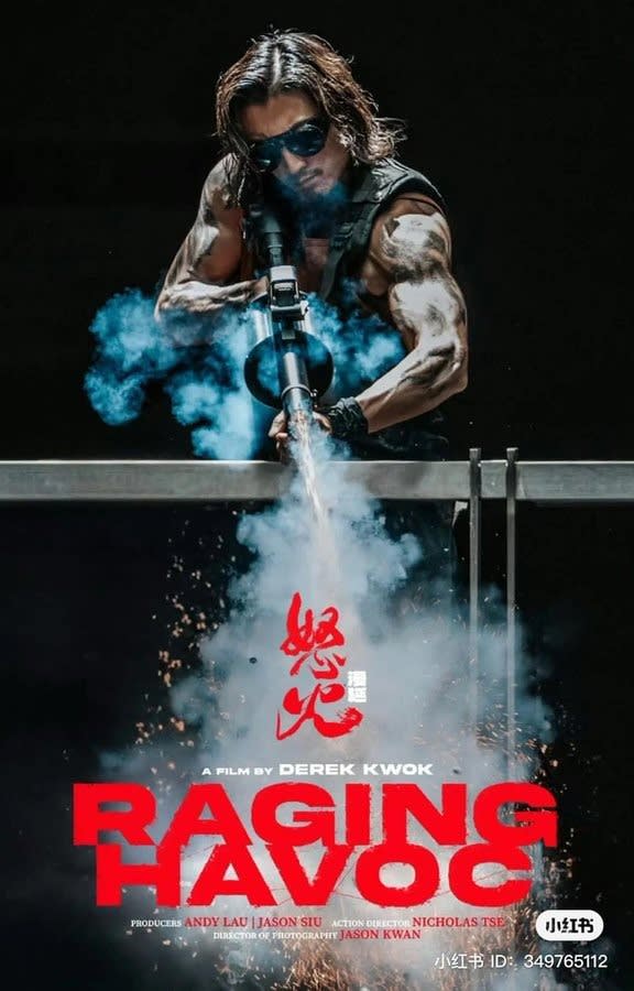 Nicholas Tse's Swole Arms In Raging Havoc Poster Have Fans Wondering If They've Been Photoshopped