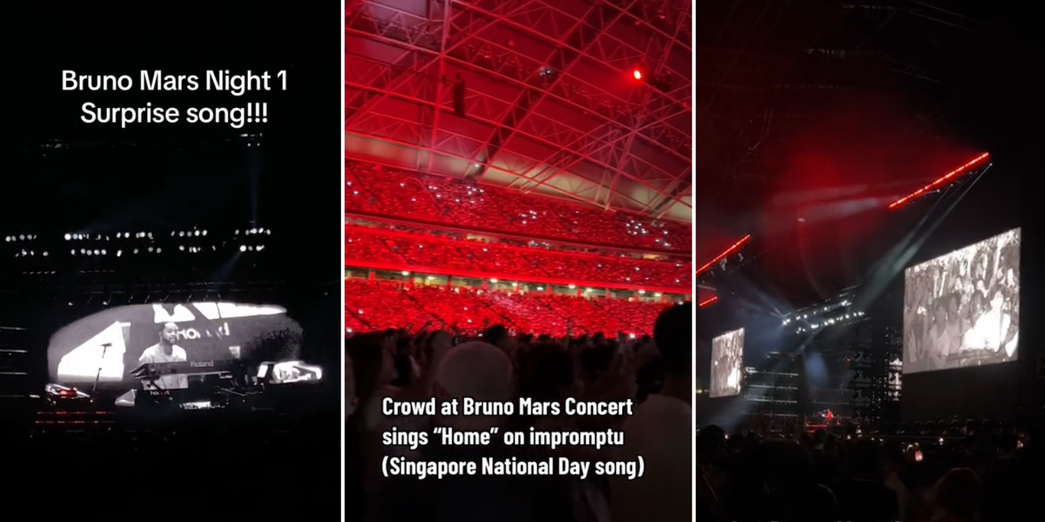 Bruno mars in s’pore: fans sing along to kit Chan’s ‘home’ during 1st show