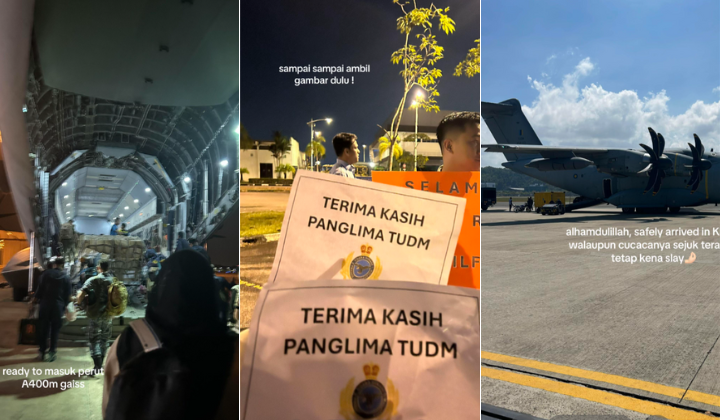 [Watch] RMAF Flies UPNM Students Home For Raya Hols On Military Cargo Plane