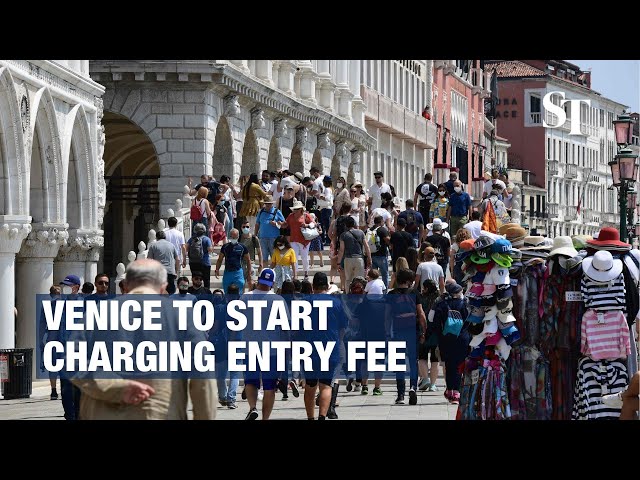 Venice to charge day-trippers €5 entry fee from April 25