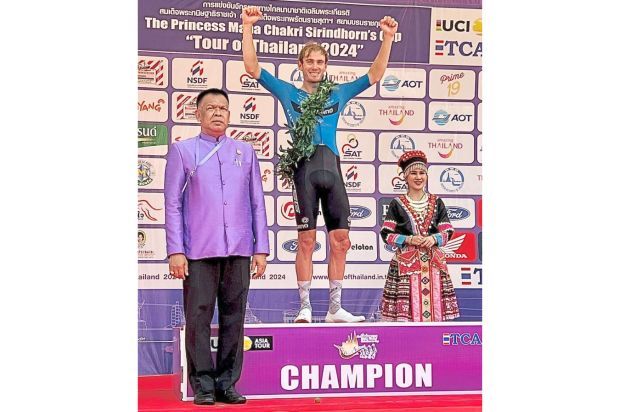 Ewart climbs his way to glory in Stage 4 of Tour of Thailand