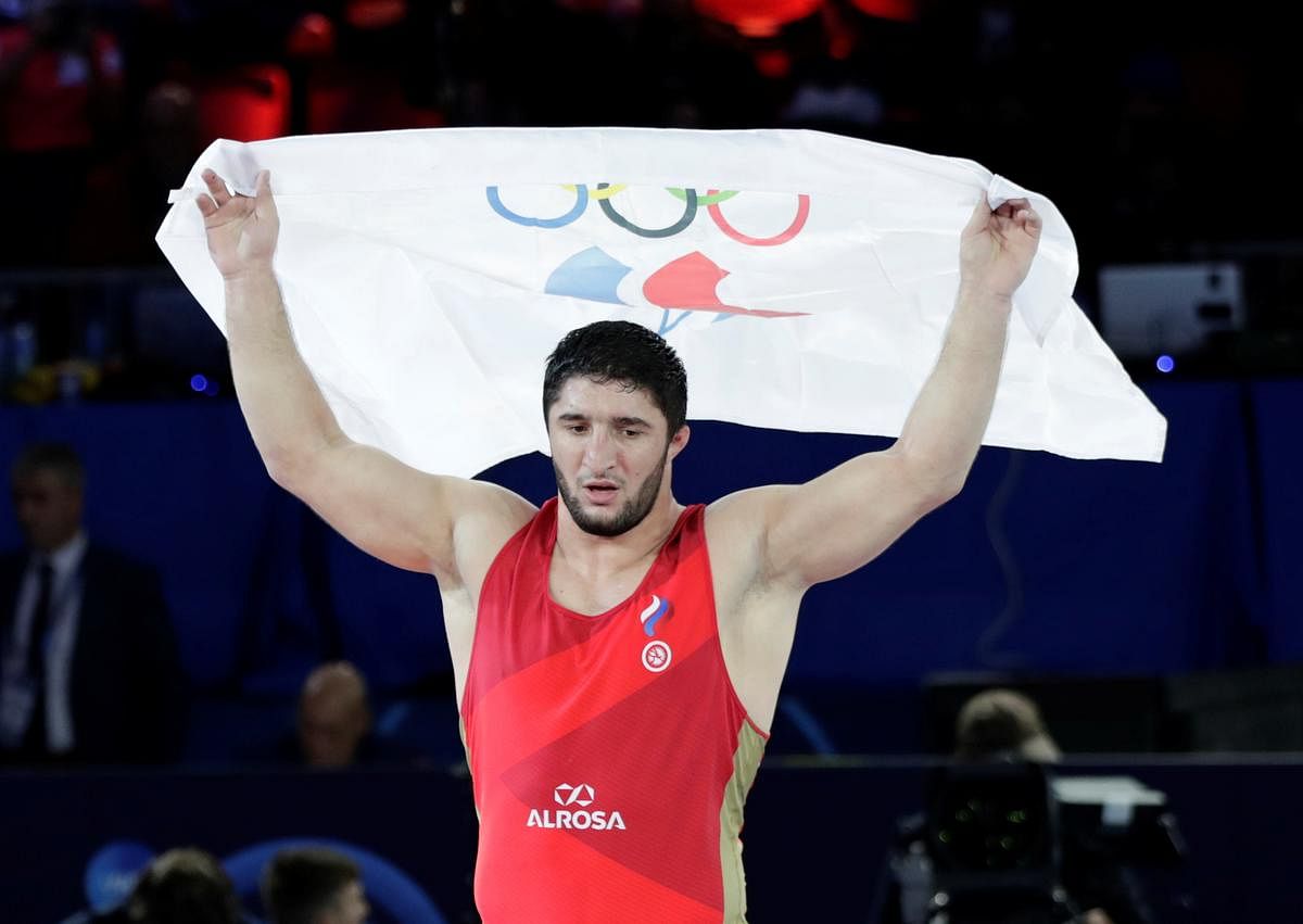 Russia's Sadulaev ruled ineligible to compete in Olympic qualifiers