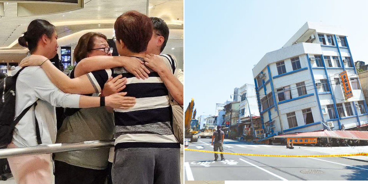 Family of 6 has emotional return to s’pore after escaping building collapse during Taiwan earthquake