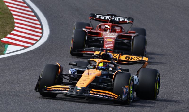 Motor racing-McLaren clear on F1 pecking order after trailing Ferrari in Japan