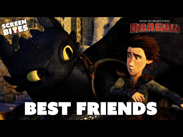 Hiccup And Toothless Becoming Best Friends | How To Train Your Dragon (2010) | Family Flicks