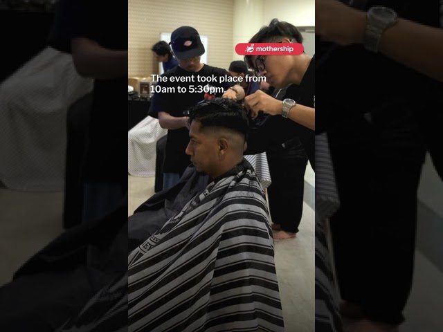 S’pore mosque organises haircut event in lead-up to Hari Raya, all proceeds go to donation fund