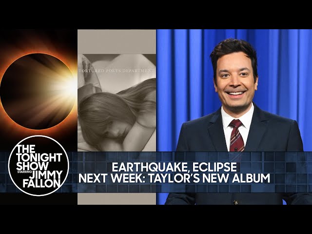 Solar Eclipse Grips Nation a Week Before Taylor Swift’s New Album | The Tonight Show