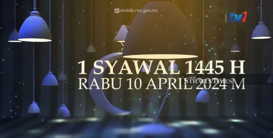 Muslims to celebrate Hari Raya tomorrow [NSTTV]