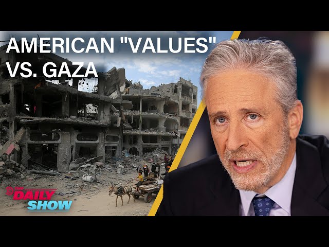 Jon Stewart Interrogates America's Support of Israel & 2024 Solar Eclipse Mania | The Daily Show