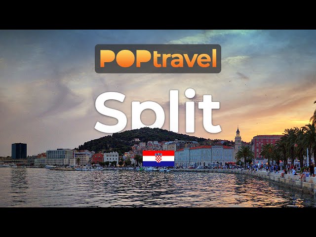 SPLIT, Croatia 🇭🇷 - Evening Tour - 4K