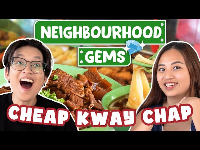 We Tried 3 Traditional Kway Chap Stores In Singapore! | Neighbourhood Gems